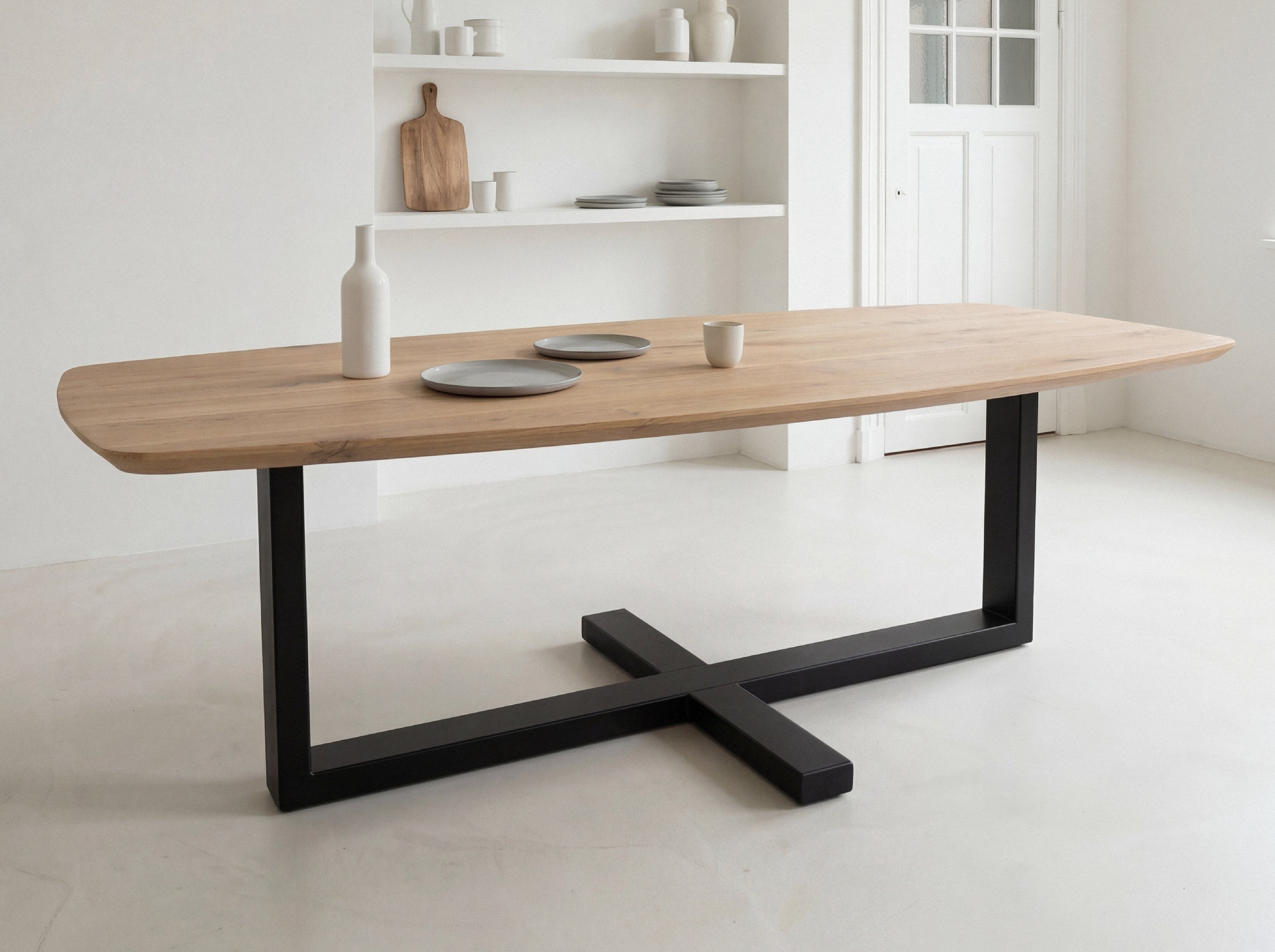 Deens ovale eiken eettafel Vegard