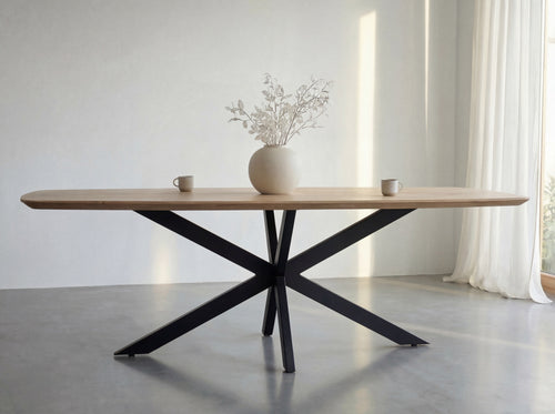 Deens ovale eiken eettafel Trym
