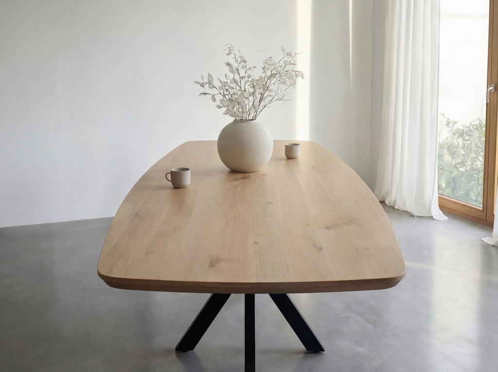 Deens ovale eiken eettafel Trym