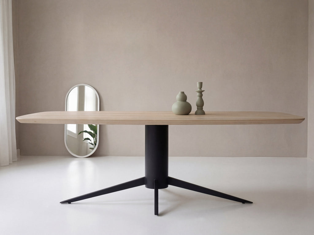 Deens ovale eiken eettafel Haley