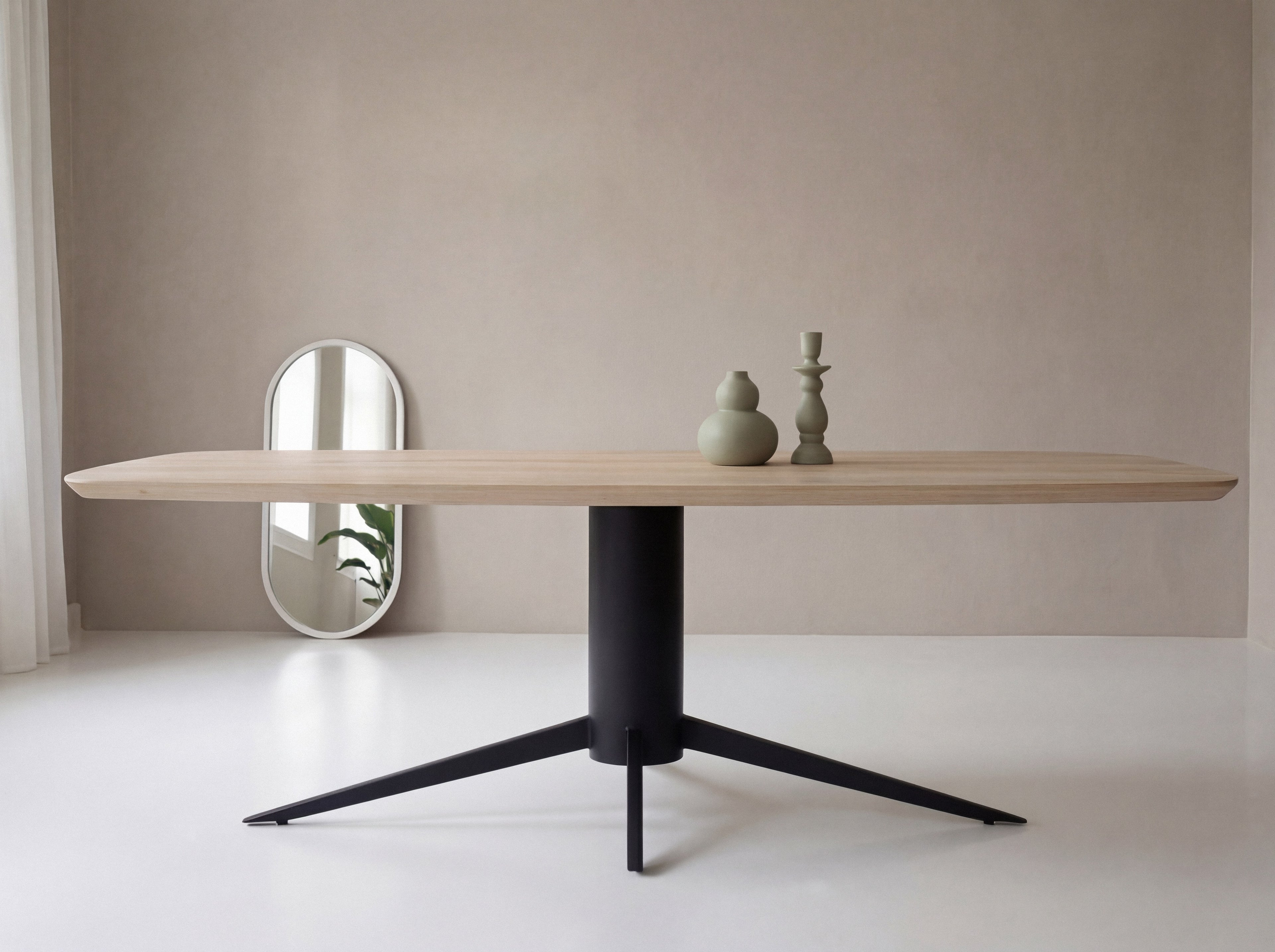 Deens ovale eiken eettafel Haley