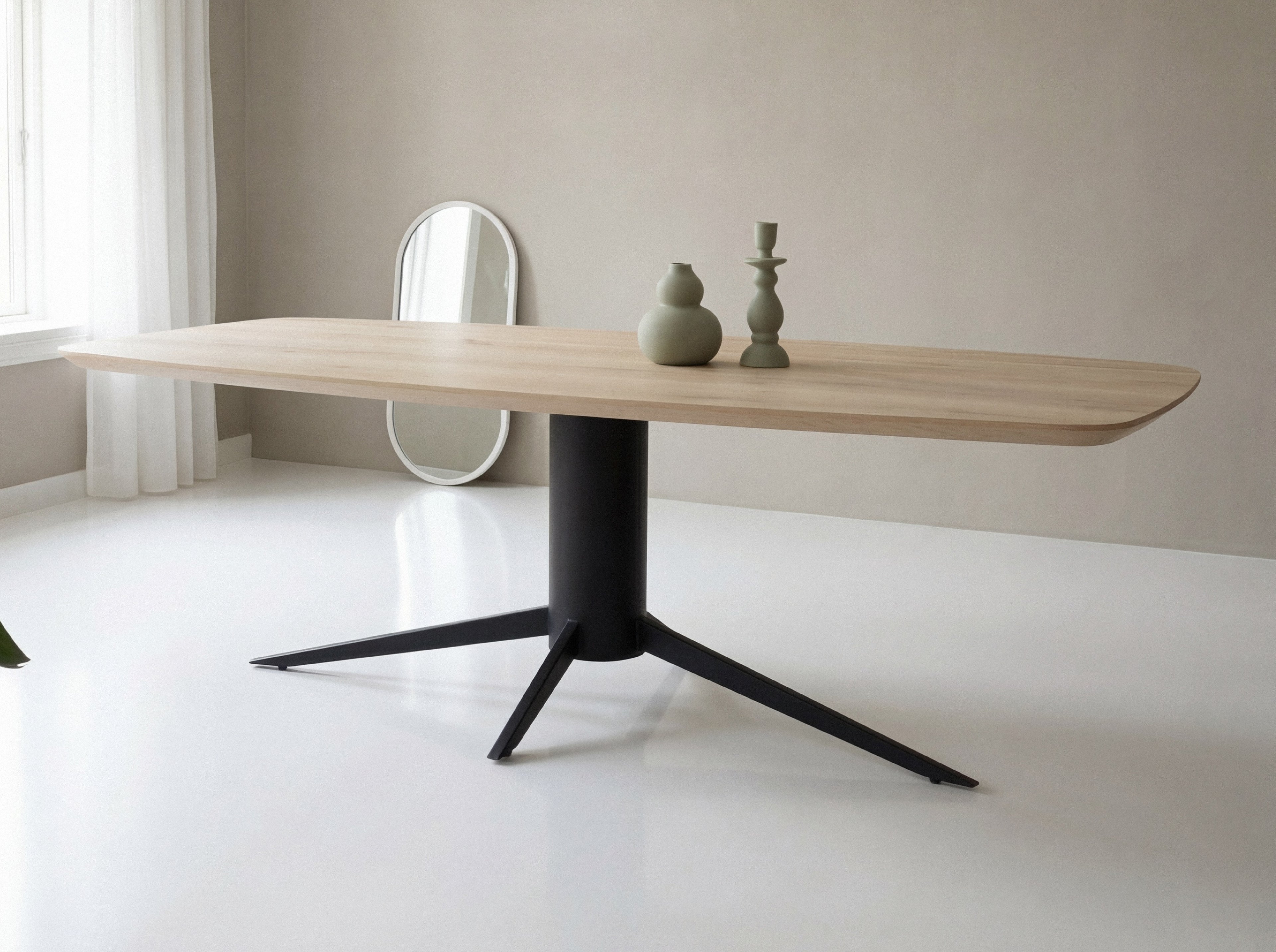 Deens ovale eiken eettafel Haley