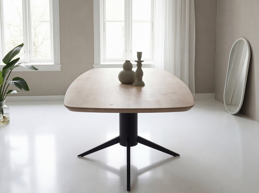 Deens ovale eiken eettafel Haley