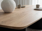 Deens ovale eiken eettafel Tarik