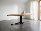 Zweeds ovale eiken eettafel Tyra