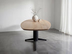 Zweeds ovale eiken eettafel Tyra