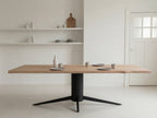 Eiken boomstam eettafel Ilva