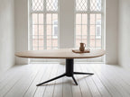Organische eiken eettafel Leif