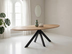Ovale eiken eettafel Runa