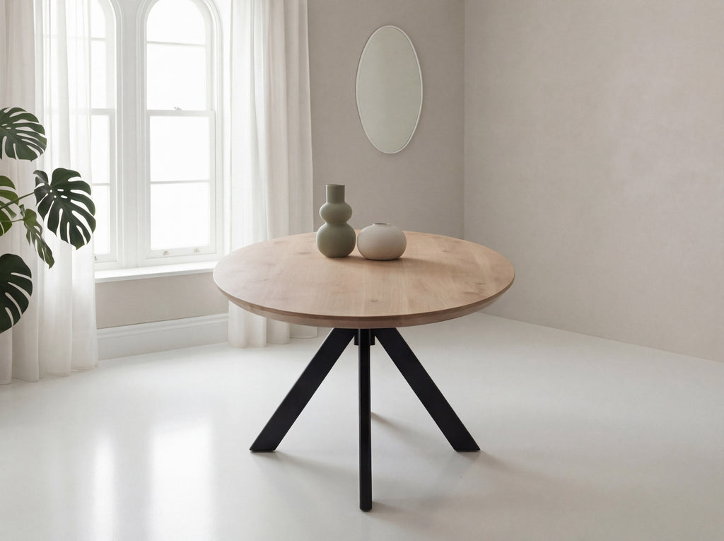 Ovale eiken eettafel Runa