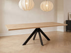 Rechthoekige eiken eettafel Joren