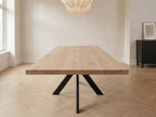 Rechthoekige eiken eettafel Joren