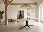 Rechthoekige eiken eettafel Tore