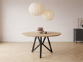 Eiken ronde eettafel Bjorn