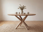 Eiken ronde eettafel Rasmus