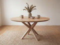 Eiken ronde eettafel Rasmus