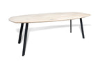 Zweeds ovale eiken eettafel Aaricia