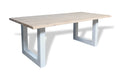 Eiken boomstam eettafel Agneta
