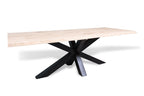 Eiken boomstam eettafel Andrine