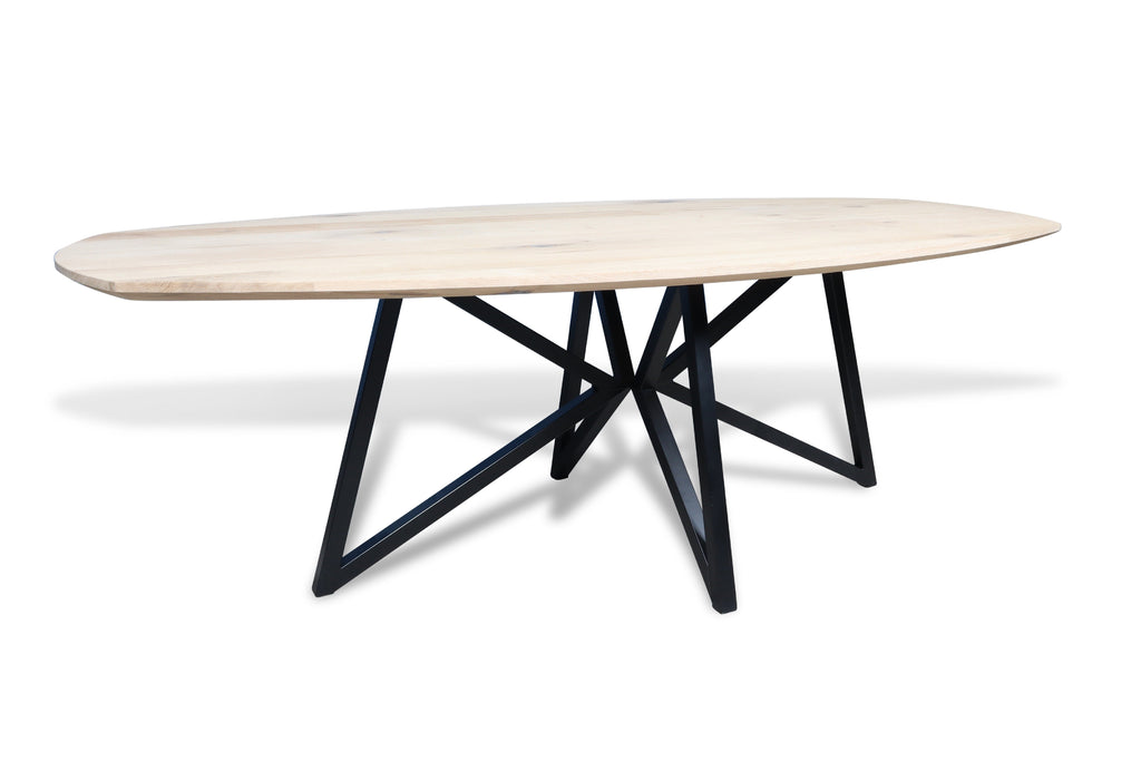 Zweeds ovale eiken eettafel Arnora