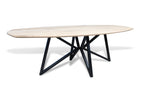 Zweeds ovale eiken eettafel Arnora