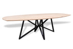 Zweeds ovale eiken eettafel Arnora