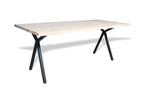 Eiken boomstam eettafel Asger