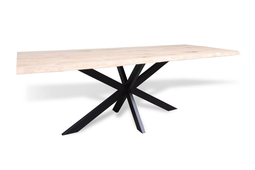 Eiken boomstam eettafel Bjork
