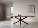 Eiken boomstam eettafel Bjork