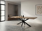 Eiken boomstam eettafel Bjork