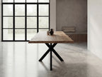 Eiken boomstam eettafel Bjork