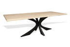 Eiken boomstam eettafel Jorn