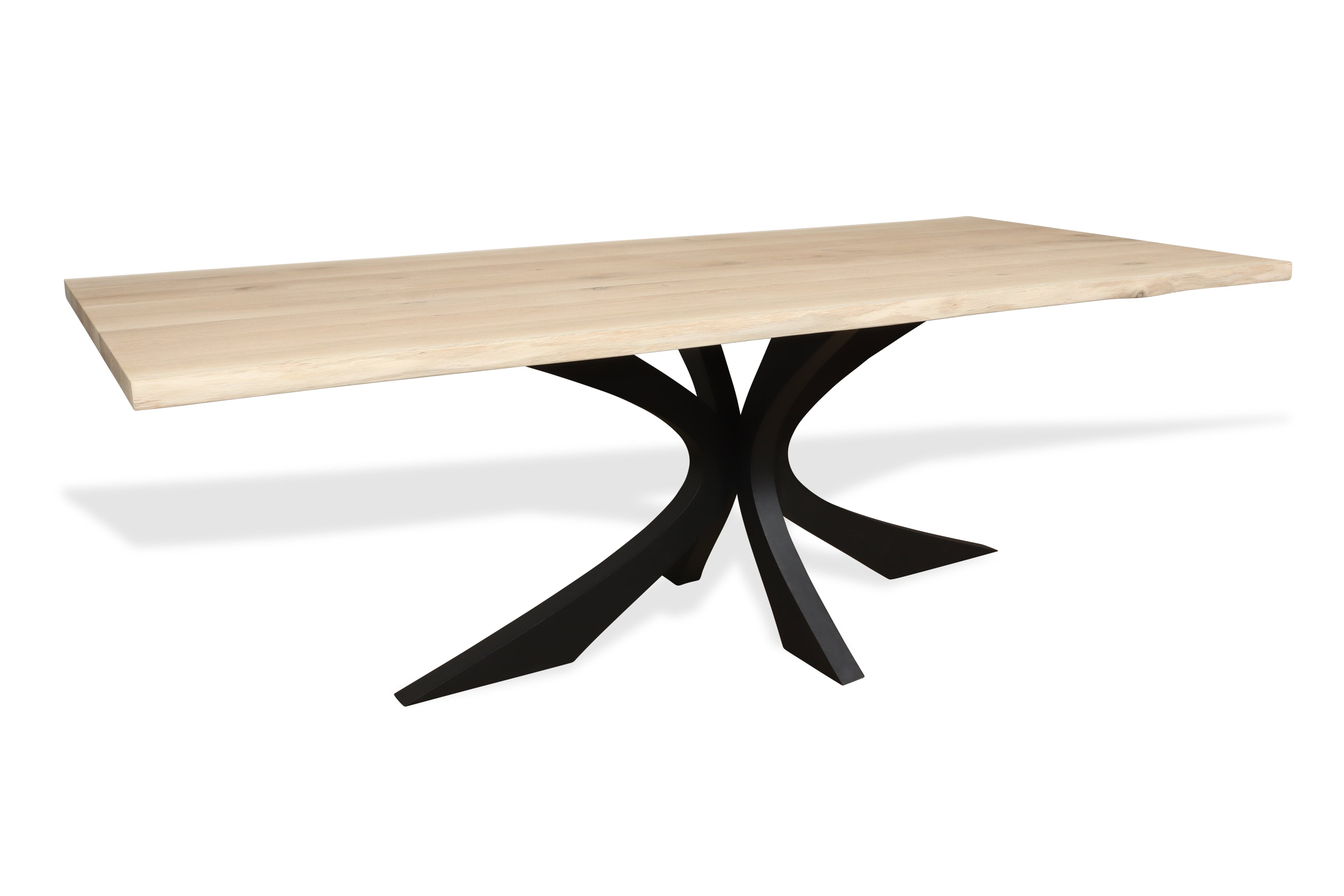 Eiken boomstam eettafel Jorn