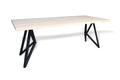 Eiken boomstam eettafel Davin
