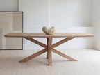 Deens ovale eiken eettafel Kjell