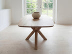 Deens ovale eiken eettafel Kjell