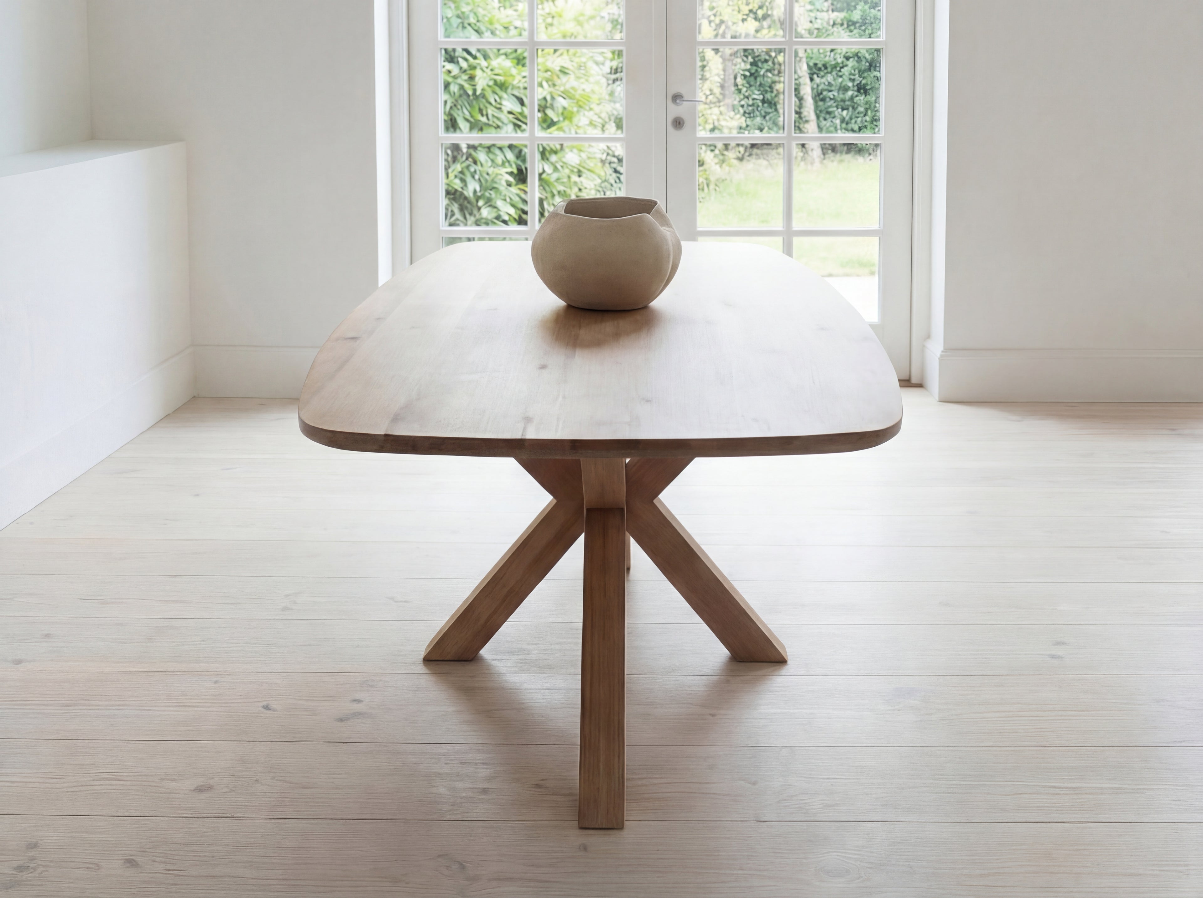 Deens ovale eiken eettafel Kjell