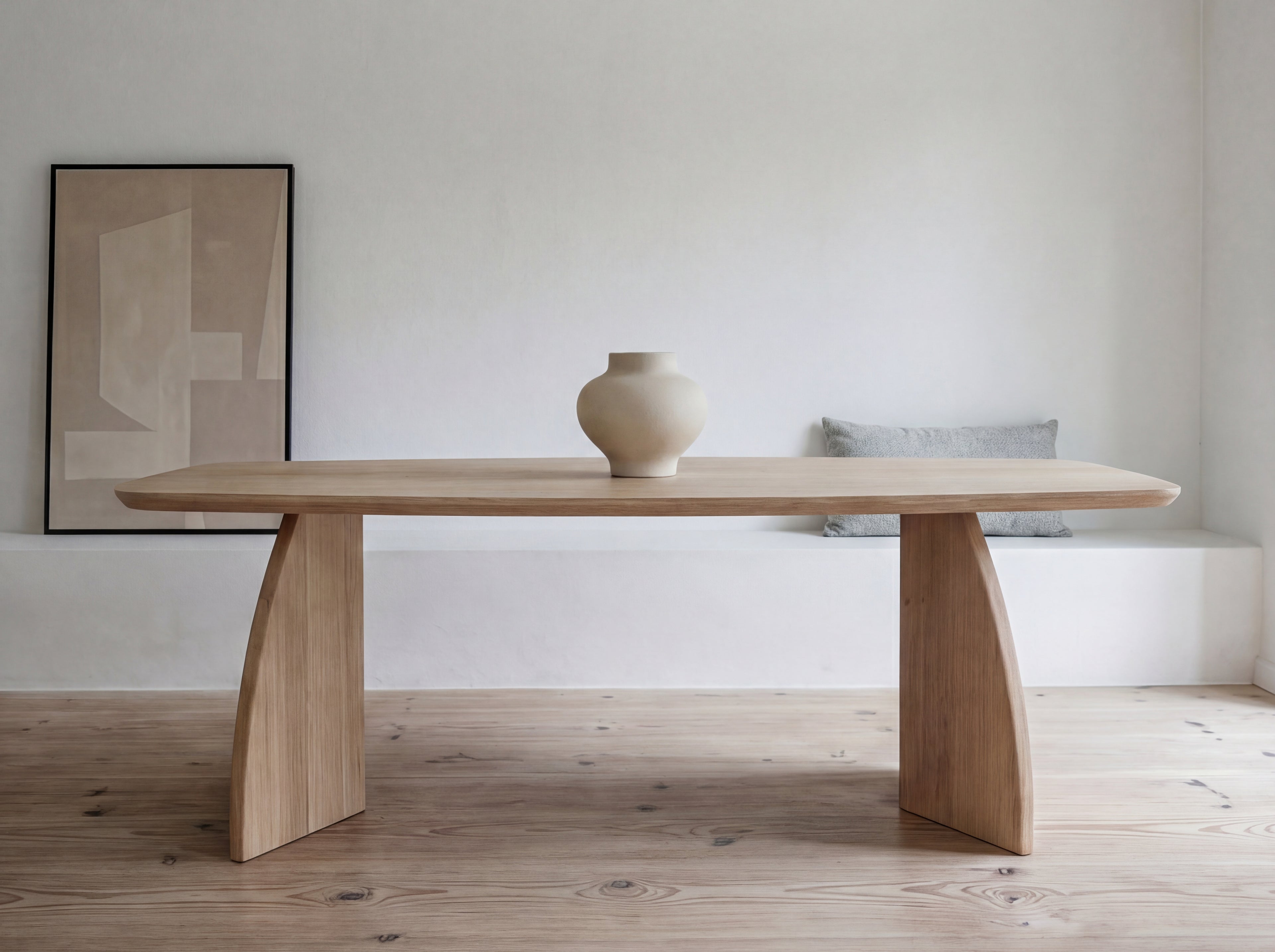 Deens ovale eiken eettafel Hildur