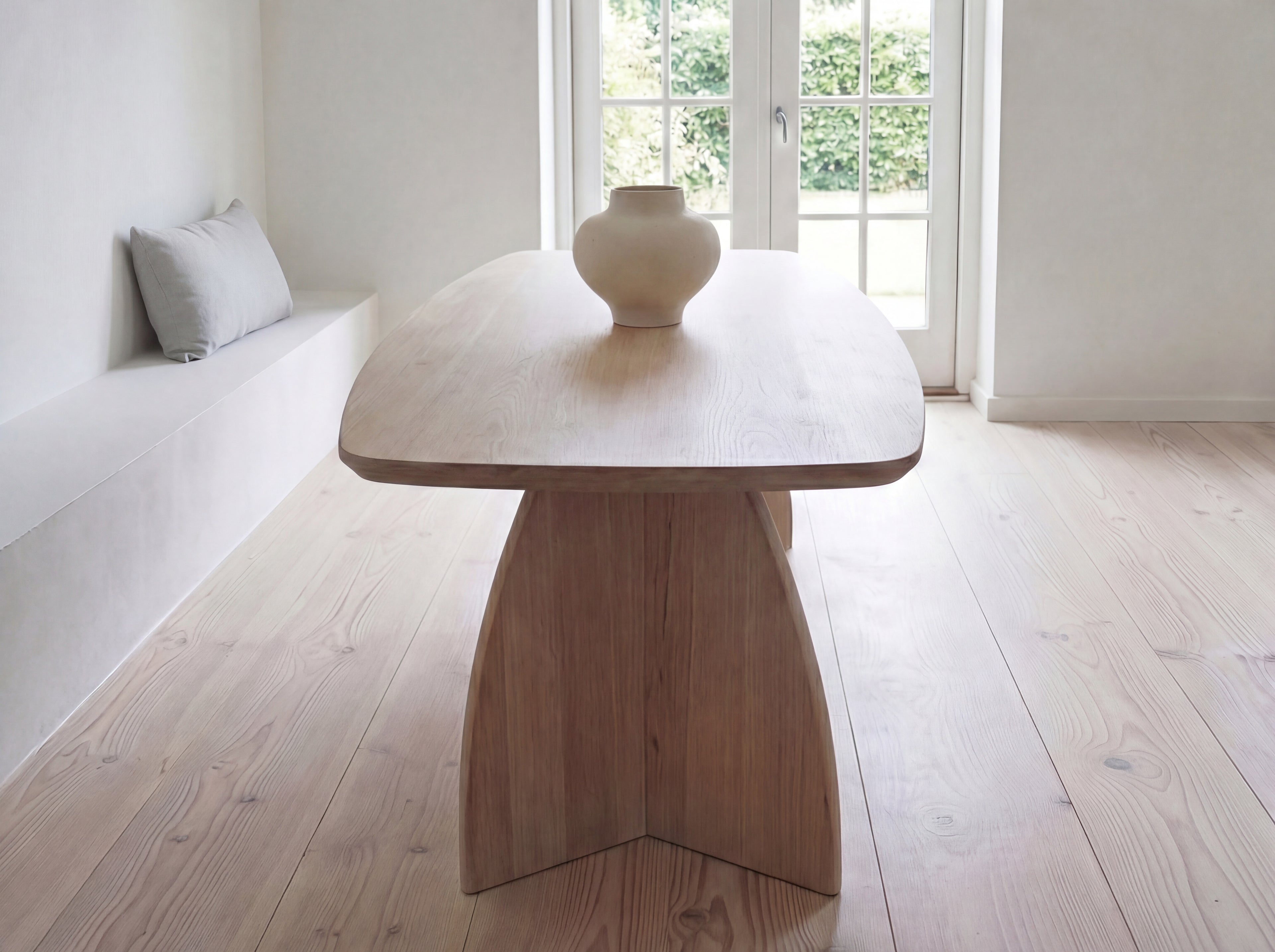 Deens ovale eiken eettafel Hildur