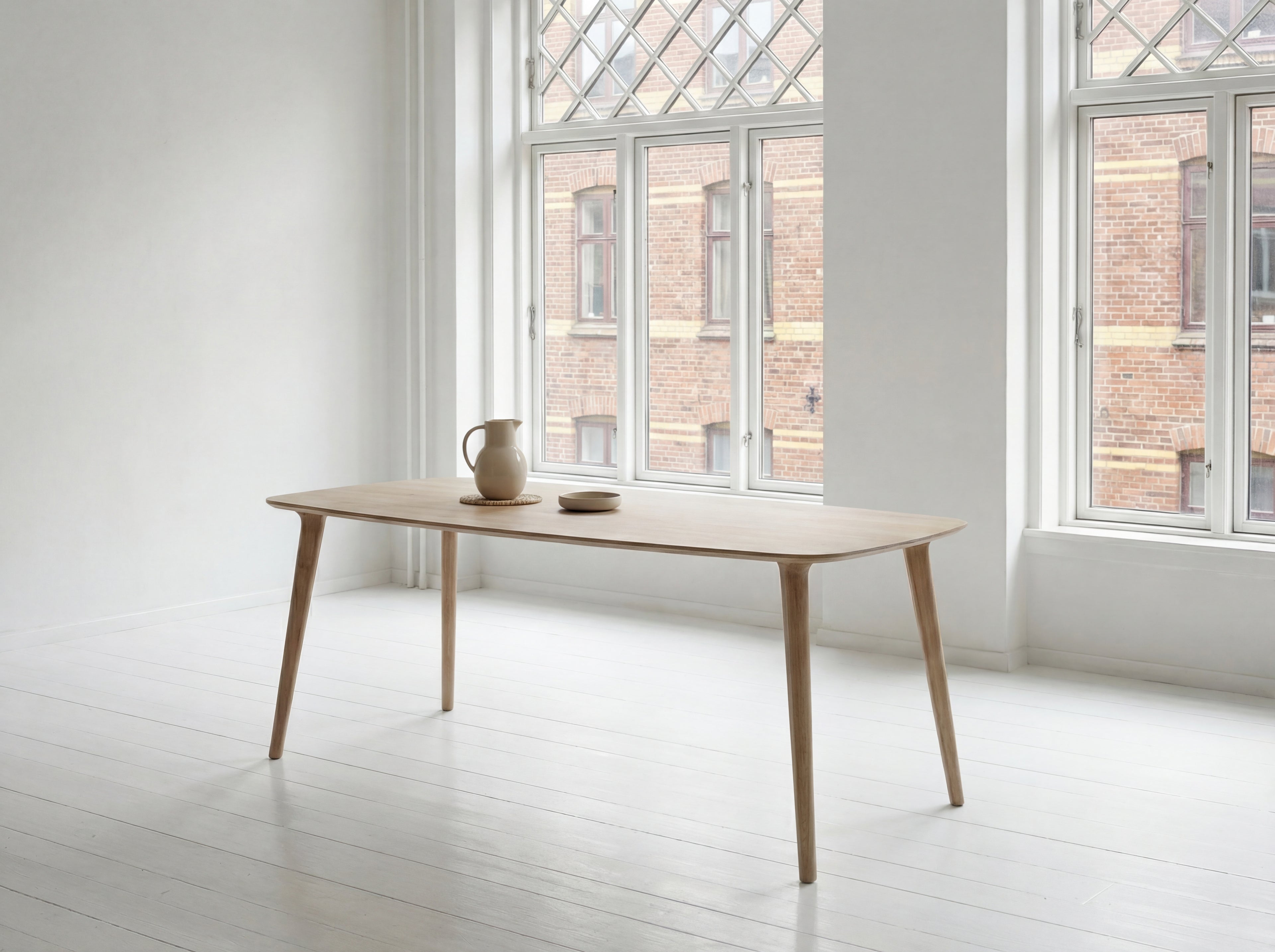 Deens ovale eiken eettafel Lova