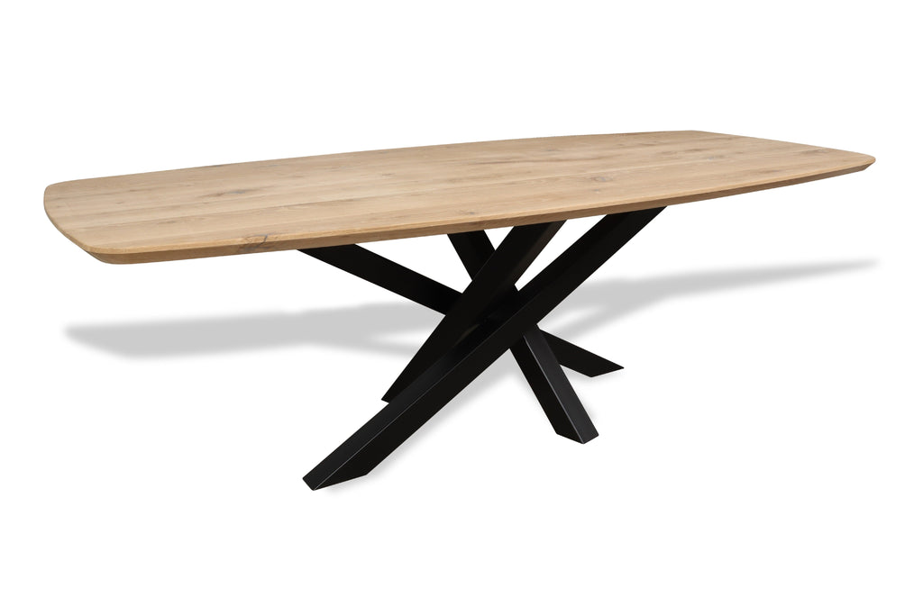 Deens ovale eiken eettafel Ashild