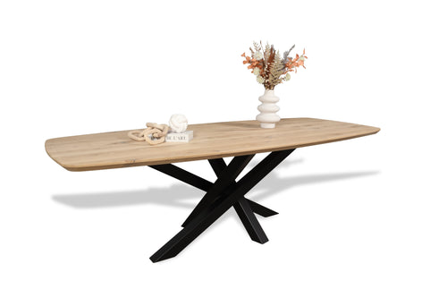 Deens ovale eiken eettafel Ashild
