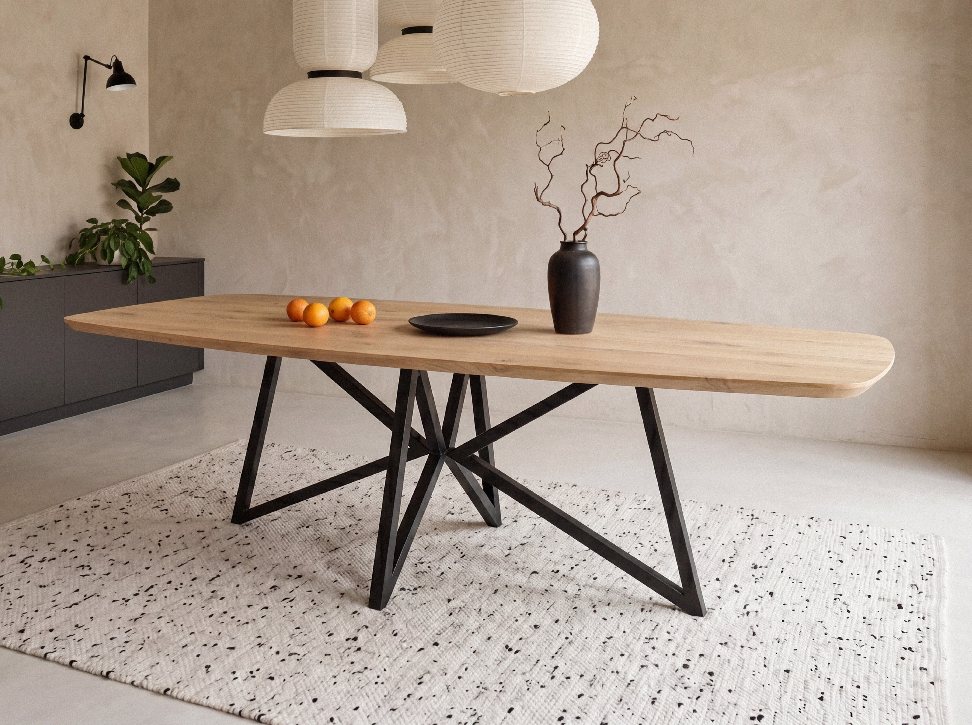 Deens ovale eiken eettafel Silje