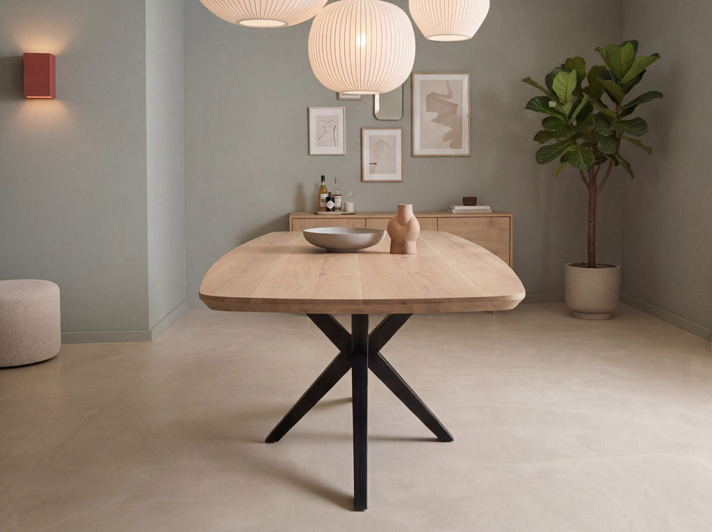 Deens ovale eiken eettafel Henrik