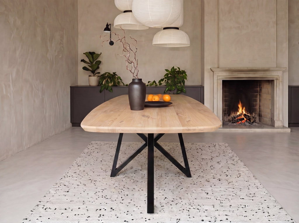 Deens ovale eiken eettafel Silje