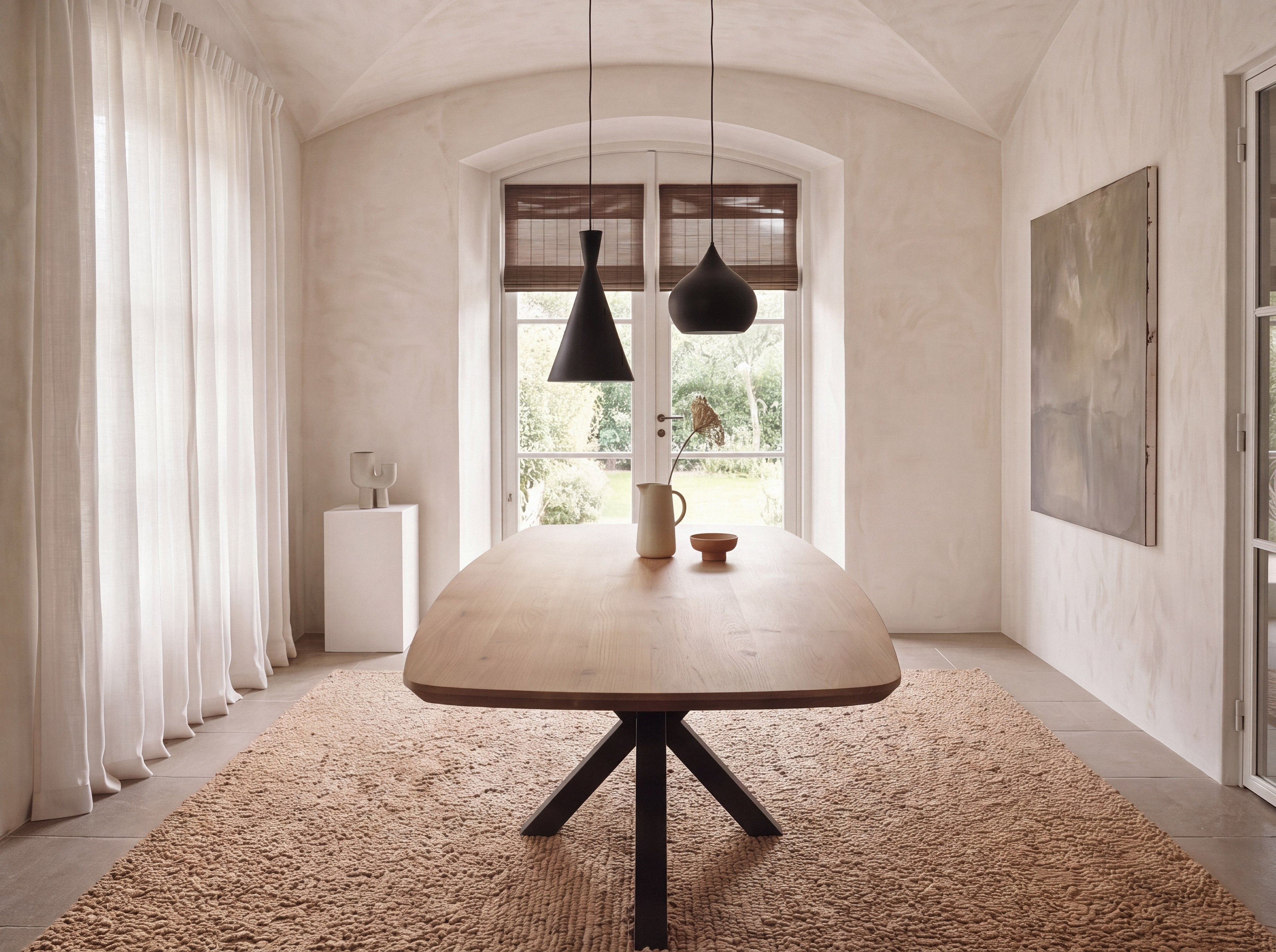 Deens ovale eiken eettafel Thora