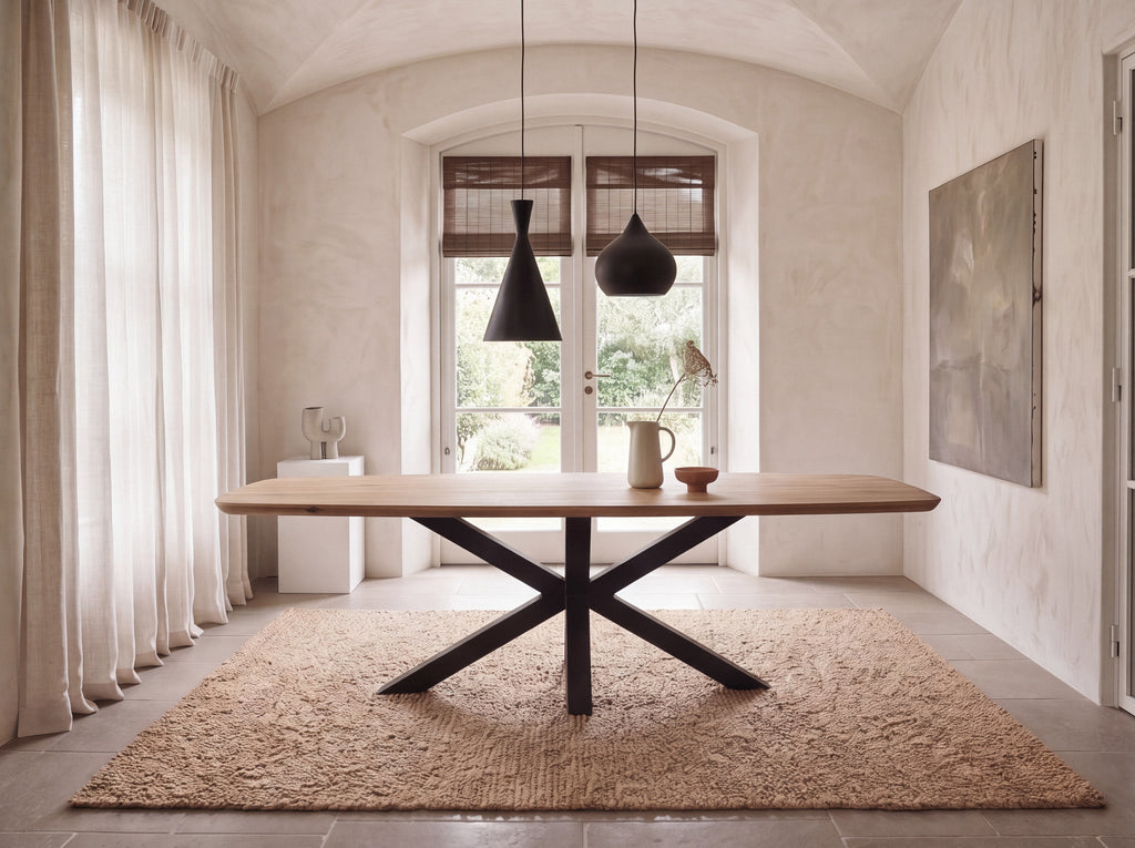 Deens ovale eiken eettafel Thora