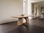 Deens ovale eiken eettafel Dane