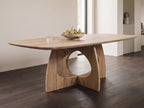 Deens ovale eiken eettafel Dane