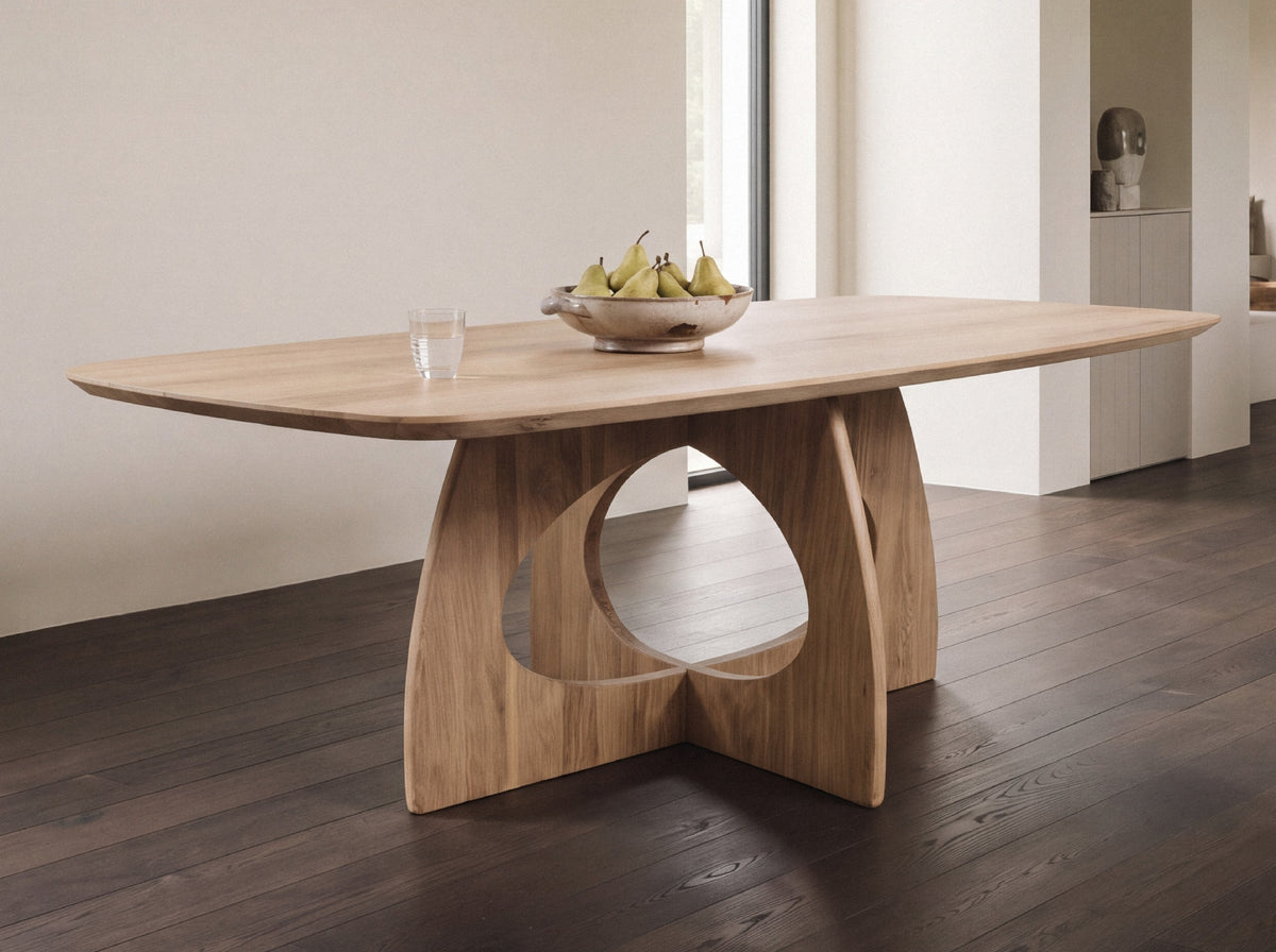 Deens ovale eiken eettafel Dane